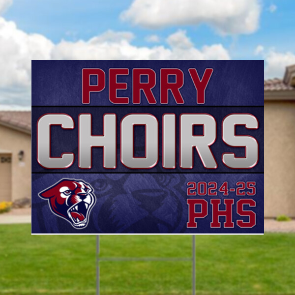 Perry Choirs Yard Sign Thumbnail