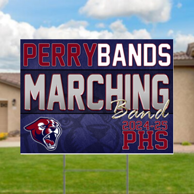 Perry Bands Marching Band Yard Sign Thumbnail